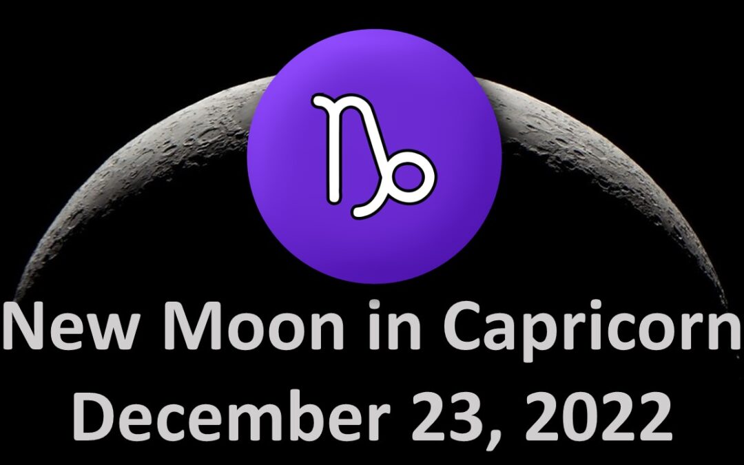 New Moon in Capricorn December 23